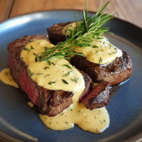 Filetsteak mit Béarnaise-Sauce